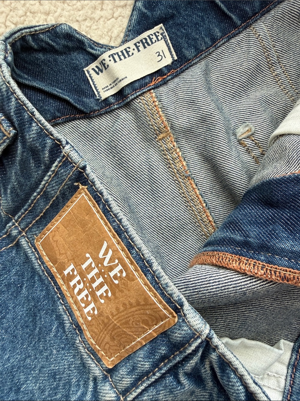 We The Free The Free Extreme Measures Barrel Shorts Size 31 - Picture 4 of 12